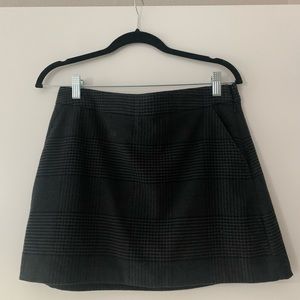 Abercrombie and Fitch Navy/Black Plaid Mini Skort Size Medium